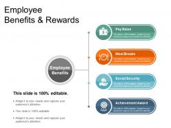 Employee benefits and rewards ppt background graphics