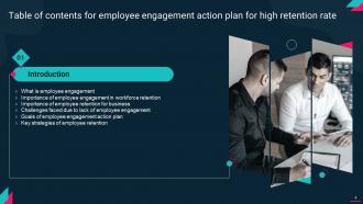 Employee Engagement Action Plan For High Retention Rate Powerpoint Presentation Slides