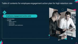 Employee Engagement Action Plan For High Retention Rate Powerpoint Presentation Slides