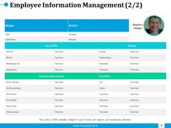 Employees Salary Management Powerpoint Presentation Slides