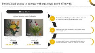 Enabling High Quality Personalized Engine To Interact With Customers More Effectively DT SS