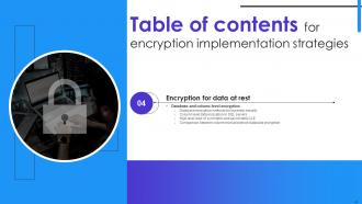 Encryption Implementation Strategies Powerpoint Presentation Slides Researched Good