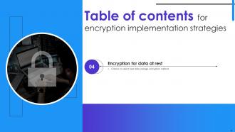 Encryption Implementation Strategies Powerpoint Presentation Slides Interactive Good