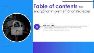 Encryption Implementation Strategies Powerpoint Presentation Slides Informative Unique