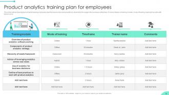 Enhancing Business Insights Implementing Product Analytics In Organizations Data Analytics CD Researched Downloadable