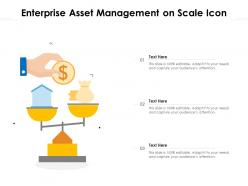 Enterprise asset management on scale icon