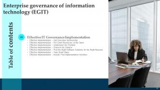 Enterprise Governance Of Information Technology EGIT Powerpoint Presentation Slides