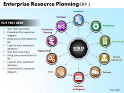 Enterprise resource planning erp 1 powerpoint slides and ppt templates db