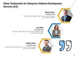 Enterprise software development proposal powerpoint presentation slides