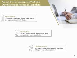 Enterprise Website Development Proposal Template Powerpoint Presentation Slides