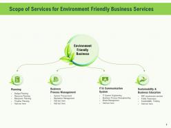 Environment Friendly Business Proposal Template Powerpoint Presentation Slides