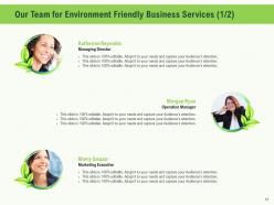 Environment Friendly Business Proposal Template Powerpoint Presentation Slides