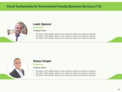 Environment Friendly Business Proposal Template Powerpoint Presentation Slides