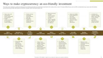 Environmental Impact Of Blockchain Energy Consumption And Carbon Footprint Analysis BCT CD Slides Impressive