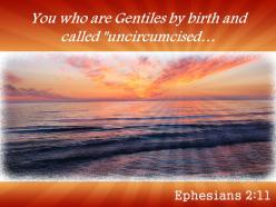 Ephesians 2 11 you who are gentiles powerpoint church sermon