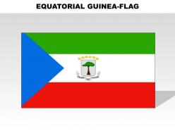 Equatorial guinea country powerpoint flags