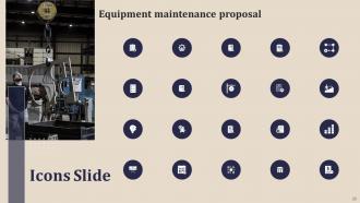 Equipment Maintenance Proposal powerpoint Presentation Slides Analytical