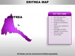 Eritrea country powerpoint maps