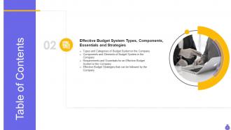 Essential components and strategies of a budgetary system powerpoint presentation slides