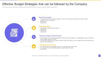 Essential components and strategies of a budgetary system powerpoint presentation slides