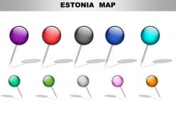 Estonia country powerpoint maps