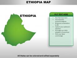 Ethiopia country powerpoint maps