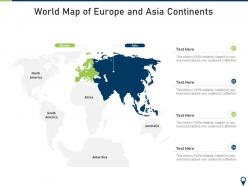 Europe and asia map continents political world geographical icon showing