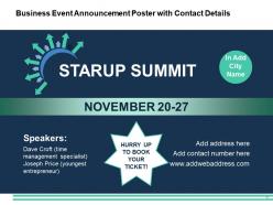 Event Announcement Business Corporate Location Business Workshop