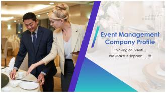 Event Management Company Profile Powerpoint Presentation Slides