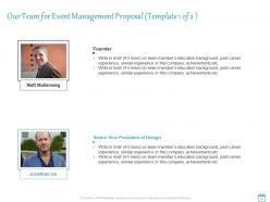 Event Management Proposal Template Powerpoint Presentation Slides