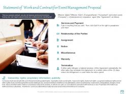 Event Management Proposal Template Powerpoint Presentation Slides