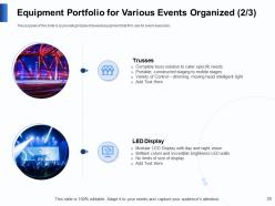 Event planning logistics powerpoint presentation slides