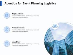 Event planning logistics powerpoint presentation slides