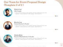 Event Proposal Design Templates Powerpoint Presentation Slides