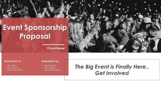 Event Sponsorship Proposal Powerpoint Presentation Slides