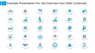 Example Presentation For Job Interview PowerPoint Presentation Slides