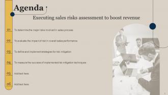 Executing Sales Risks Assessment To Boost Revenue Powerpoint Presentation Slides Adaptable Interactive