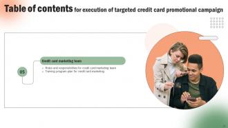 Execution Of Targeted Credit Card Promotional Campaign Powerpoint Presentation Slides Strategy CD V Idea Attractive