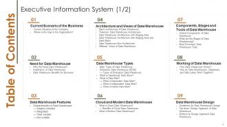 Executive Information System Powerpoint Presentation Slides