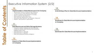 Executive Information System Powerpoint Presentation Slides