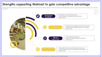 Exploring Competitive Strategies Contributing Success Of Retail Giant Walmart Strategy CD Designed Impactful