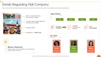 F and b firm investor funding deck ppt template