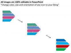 Fa four colored tags for business icons progress strategy flat powerpoint design