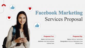 Facebook Marketing Services Proposal Powerpoint Presentation Slides