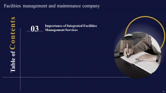 Facilities Management And Maintenance Company Powerpoint Presentation Slides