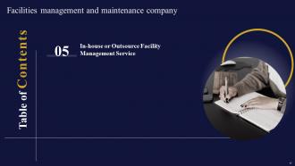 Facilities Management And Maintenance Company Powerpoint Presentation Slides