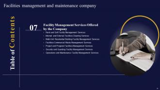 Facilities Management And Maintenance Company Powerpoint Presentation Slides