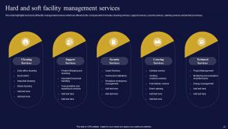 Facilities Management And Maintenance Company Powerpoint Presentation Slides