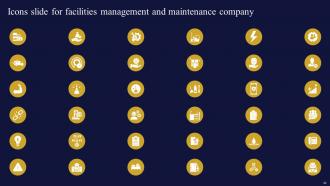 Facilities Management And Maintenance Company Powerpoint Presentation Slides