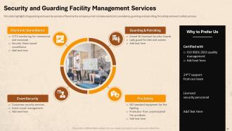 Facility Management For Residential Buildings Powerpoint Presentation Slides Content Ready Designed